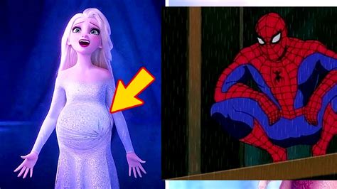 elsa and spider man|spider-man gets elsa pregnant.